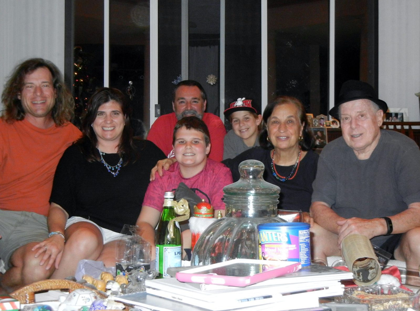 The Benvin family together at Christmas