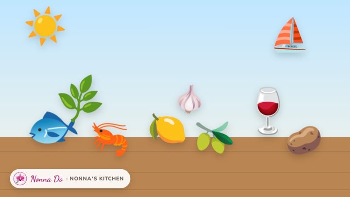 Flavors of the Croatian coast: fish, olives, lemons and herbs