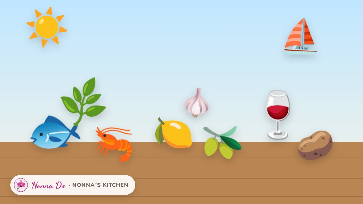 Flavors of the Croatian coast: fish, olives, lemons and herbs