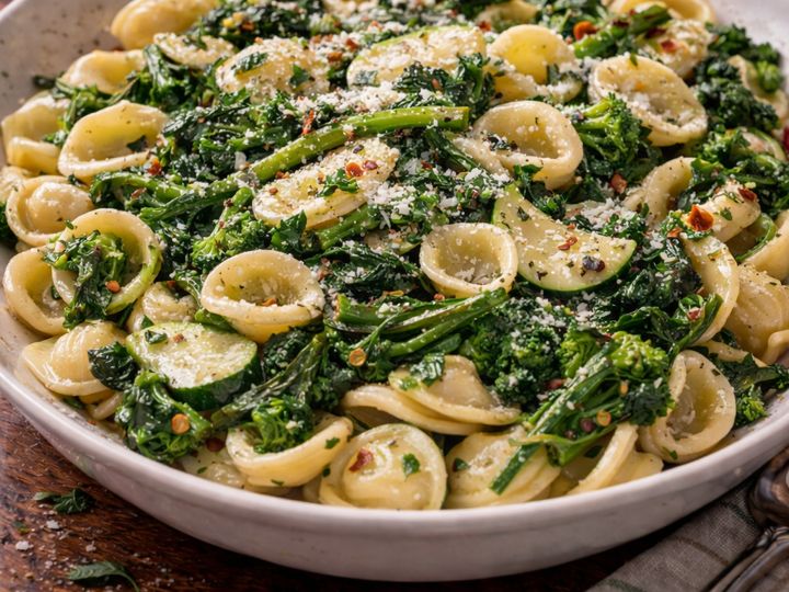 Orecchiette with broccoli rabe